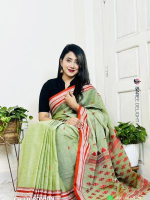Traditional Chittoronjon Cotton Saree