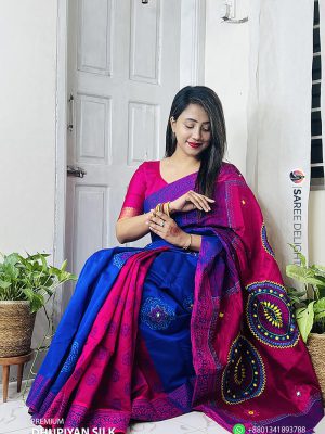Premium Dhupiyan Silk Saree
