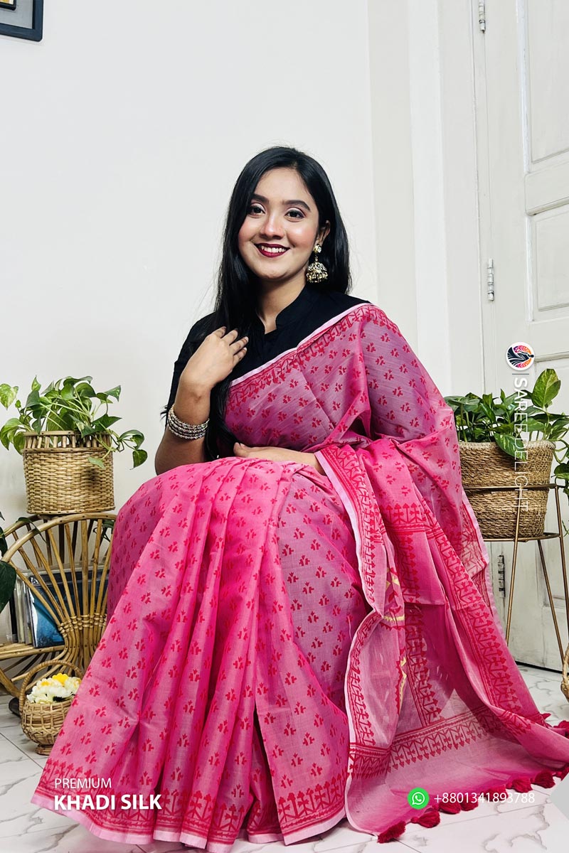 Premium Khadi Silk Saree - Image 2