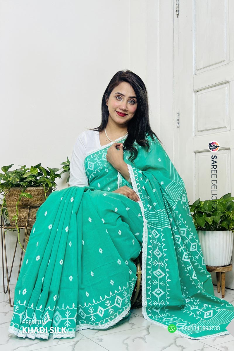 Premium Khadi Silk Saree - Image 2