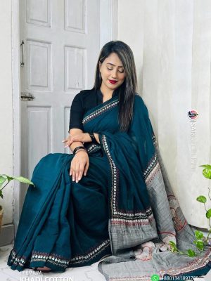 Premium Khadi Cotton Saree