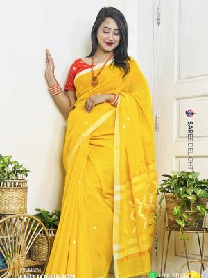 Traditional Chittoronjon Cotton Saree