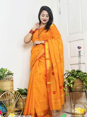 Traditional Chittoronjon Cotton Saree