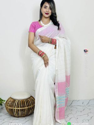 Premium Cotton Saree