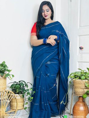 Premium Khadi Cotton Saree
