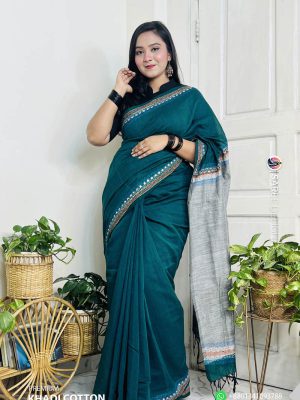 Premium Khadi Cotton Saree