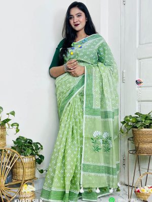 Premium Khadi Silk Saree