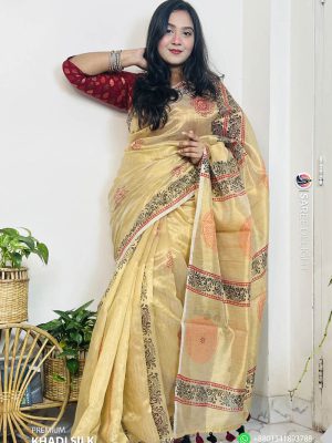 Premium Khadi Silk Saree