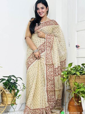 Premium Khadi Silk Saree