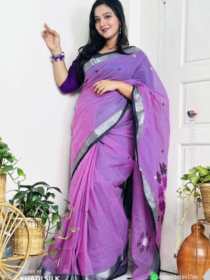 Traditional Chittoronjon Cotton Saree