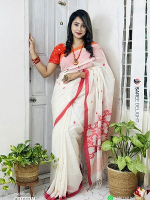 Traditional Chittoronjon Cotton Saree