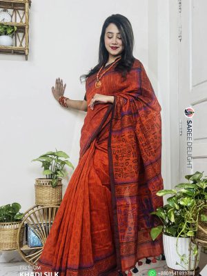 Premium Khadi Silk Saree