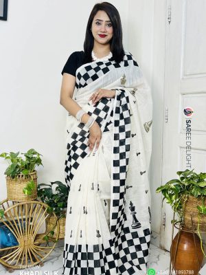 Premium Khadi Silk Saree