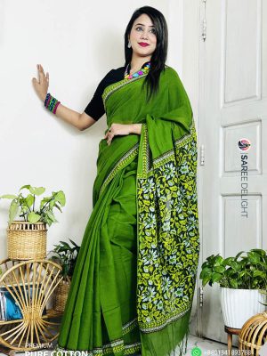 Premium Khadi Cotton Saree