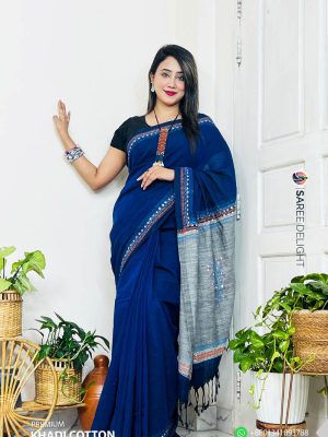 Premium Khadi Cotton Saree