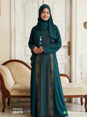 Premium Stone Work Abaya