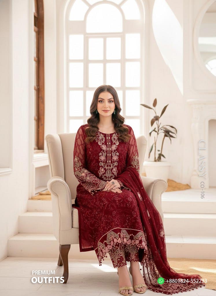 Unstitched Salwar Kameez - Image 2