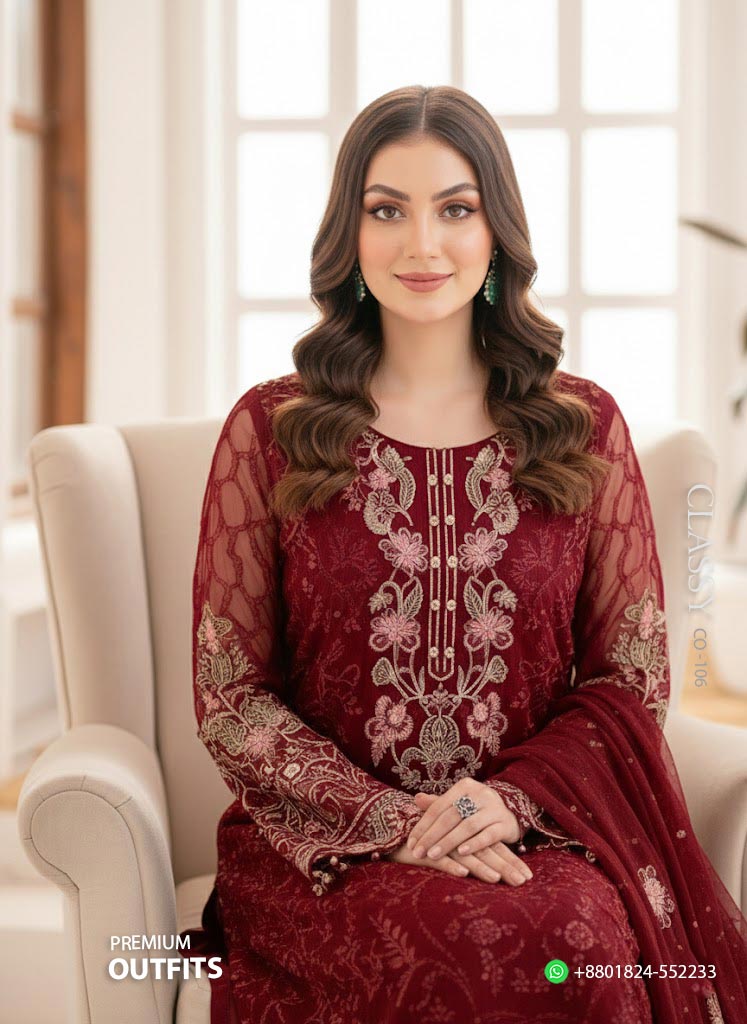Unstitched Salwar Kameez - Image 3