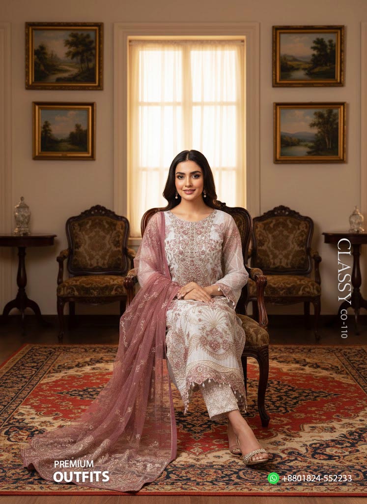 Unstitched Salwar Kameez - Image 2