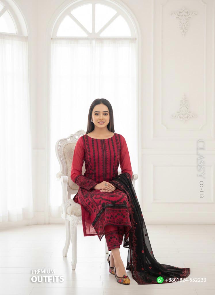 Unstitched Salwar Kameez - Image 2