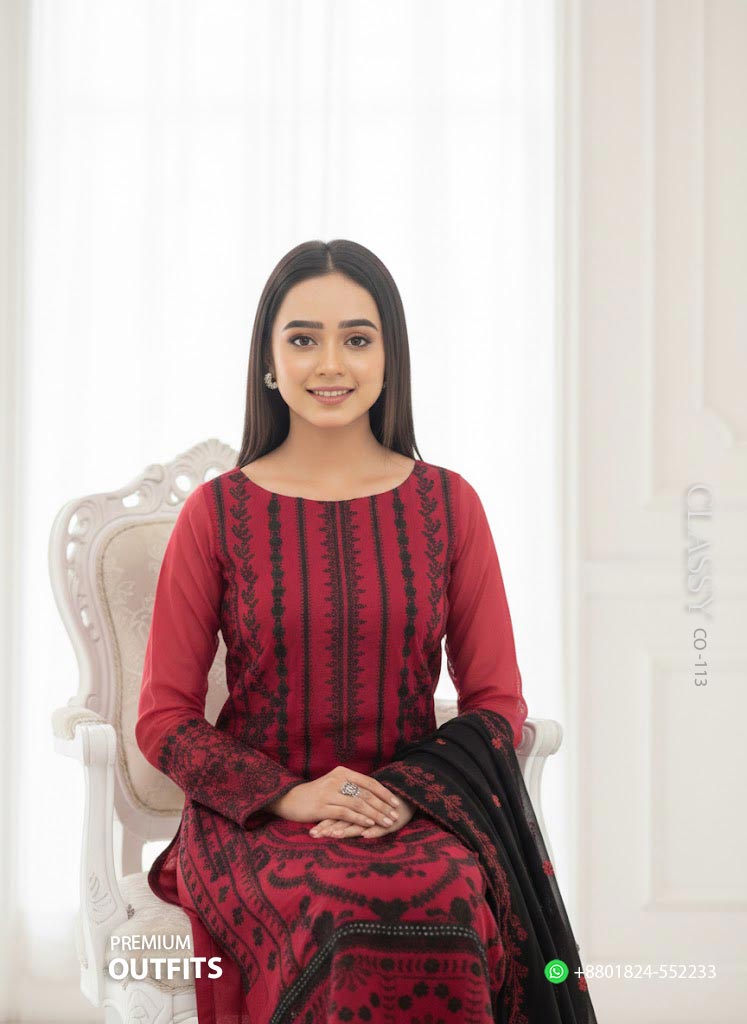 Unstitched Salwar Kameez - Image 3