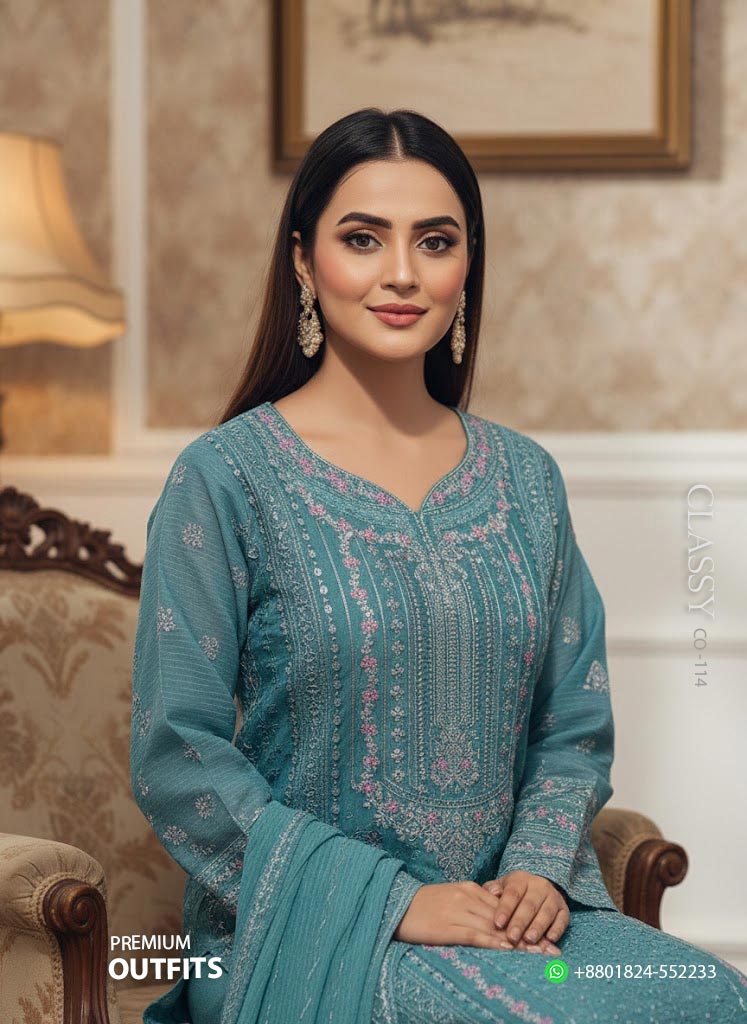 Unstitched Salwar Kameez - Image 3