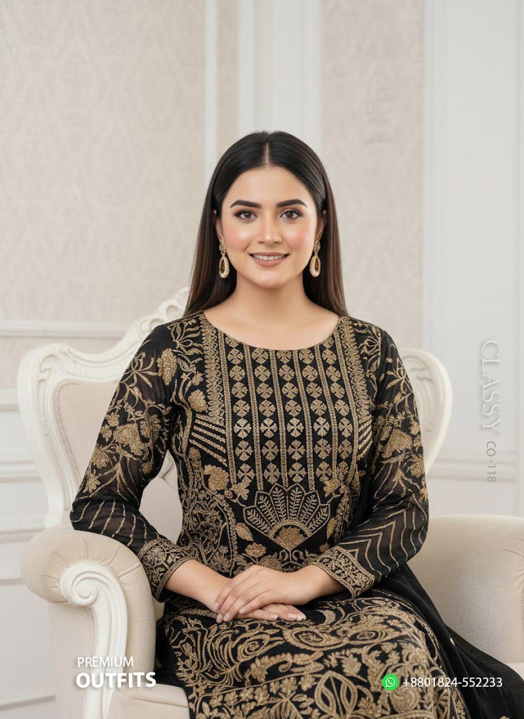 Unstitched Salwar Kameez - Image 2