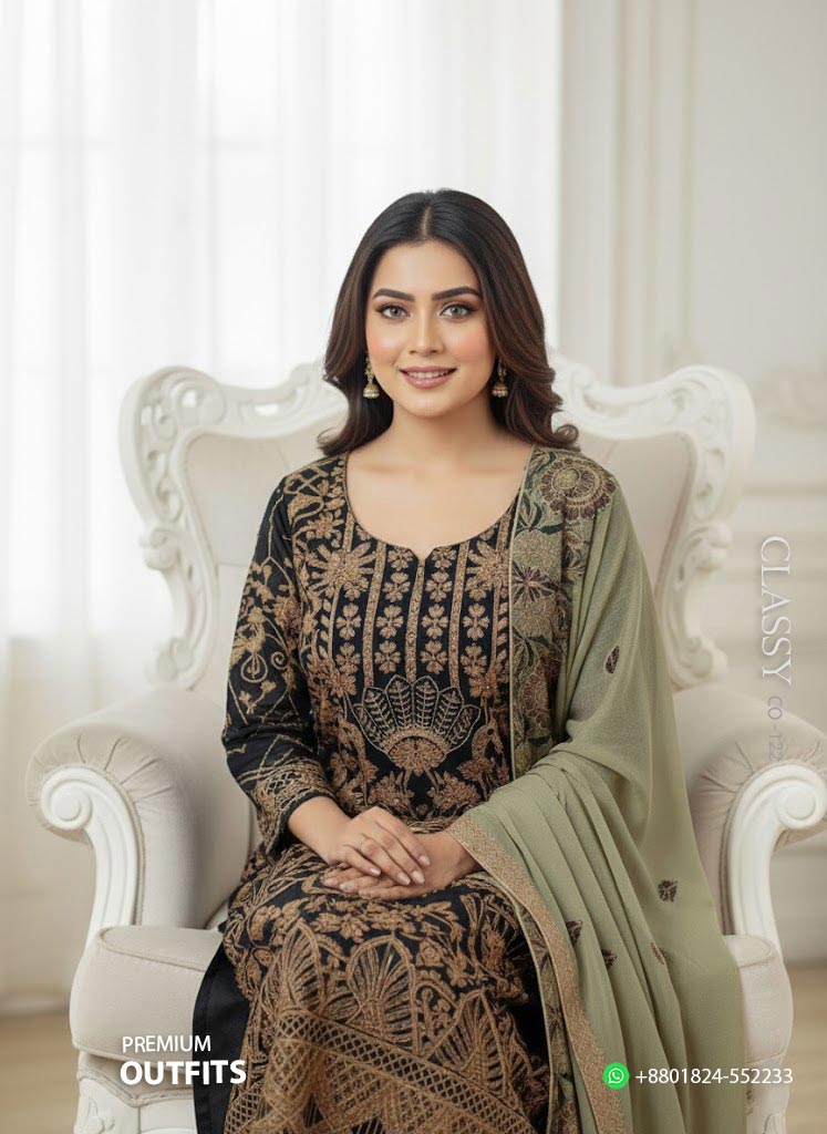 Unstitched Salwar Kameez - Image 2