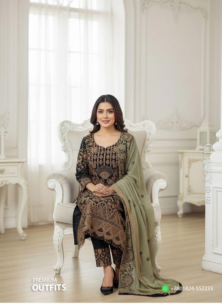 Unstitched Salwar Kameez - Image 3