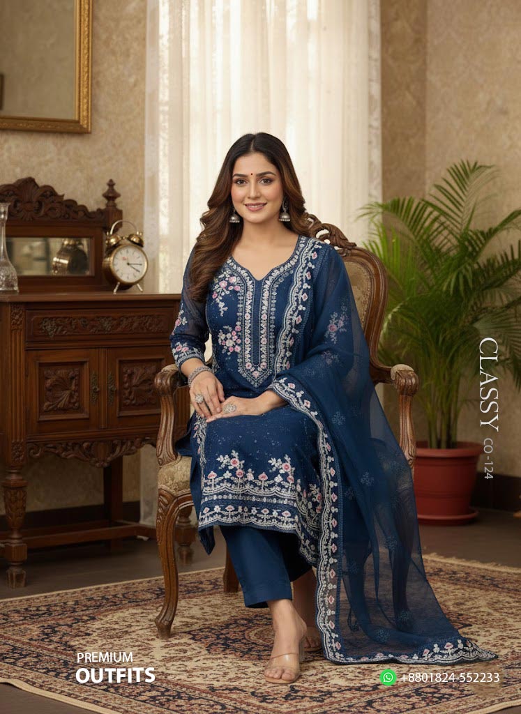Unstitched Salwar Kameez - Image 2