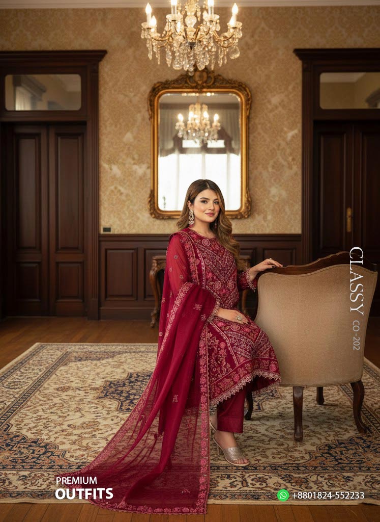 Unstitched Salwar Kameez - Image 2