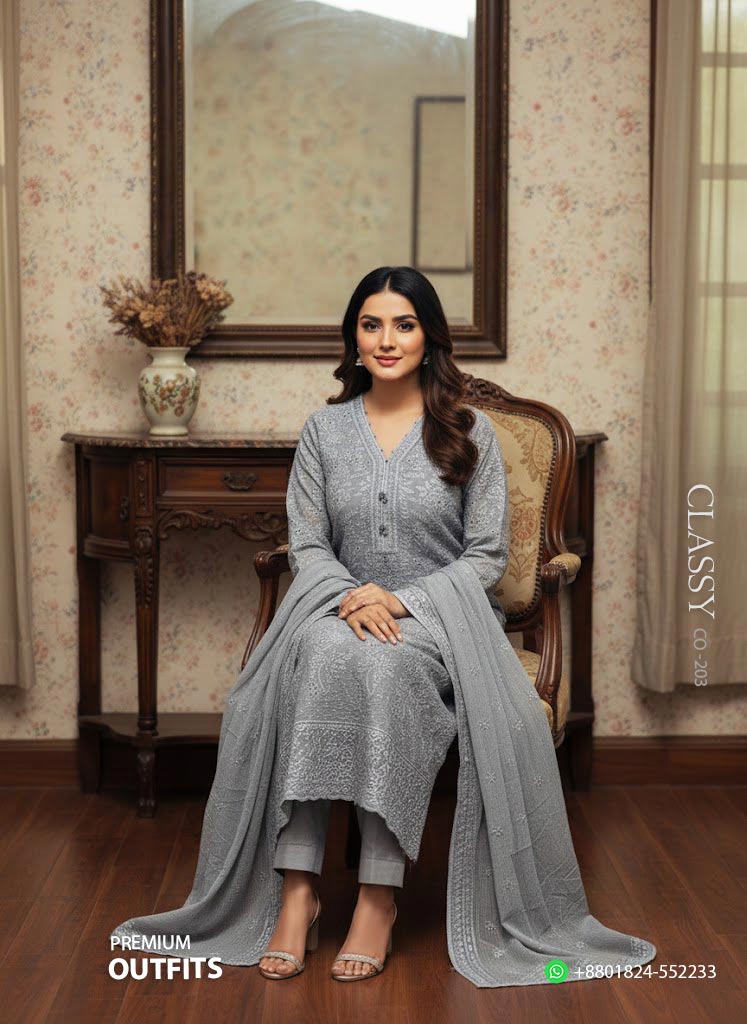 Unstitched Salwar Kameez - Image 2
