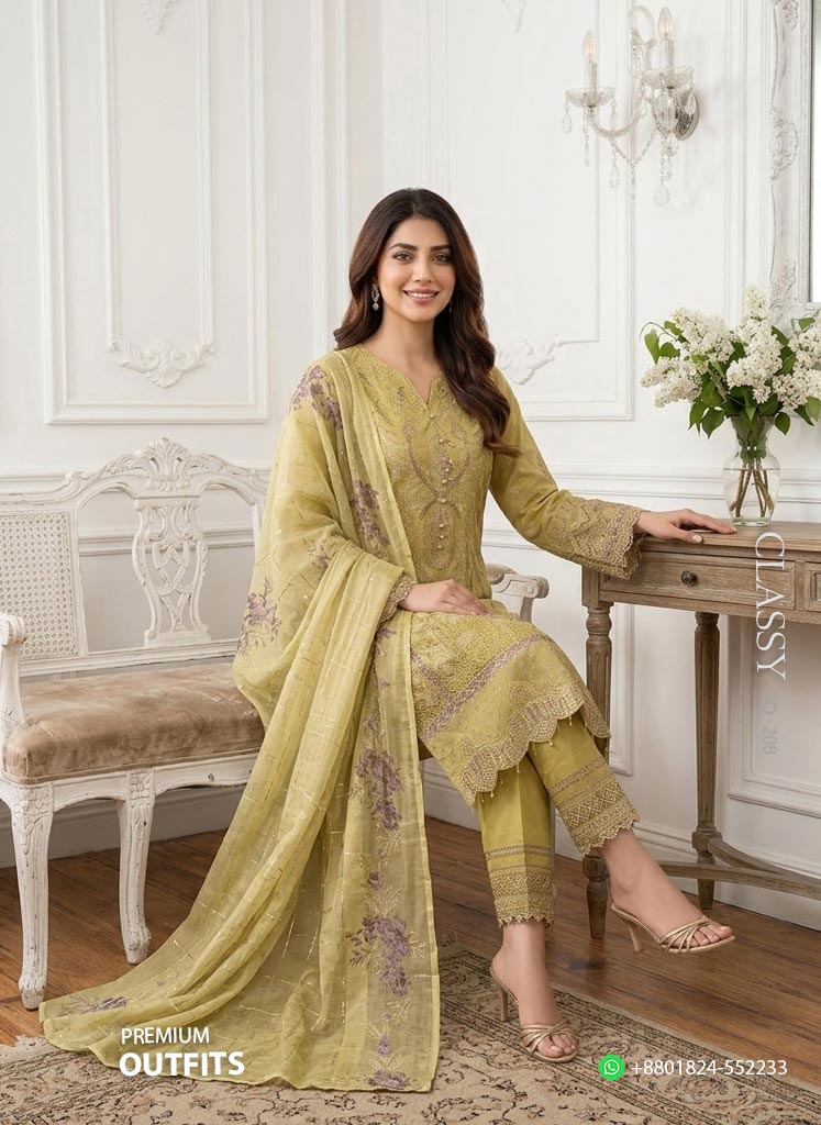 Unstitched Salwar Kameez - Image 2