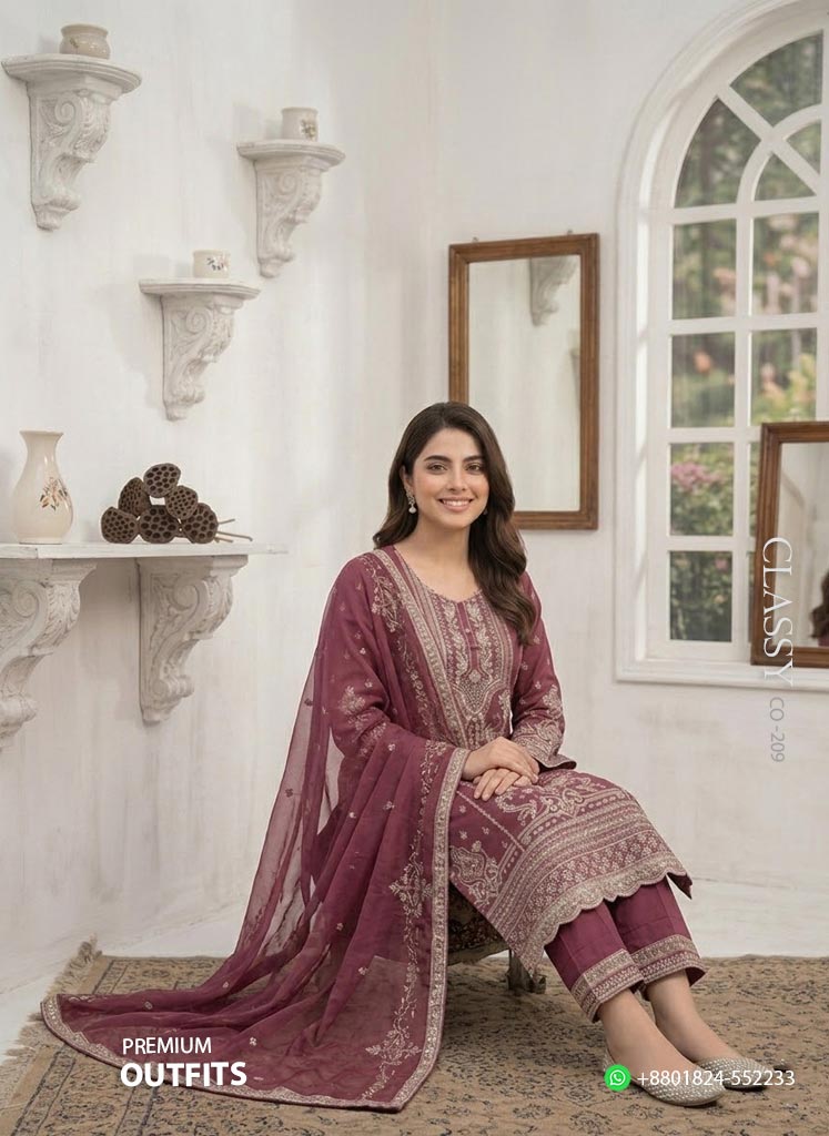 Unstitched Salwar Kameez - Image 3